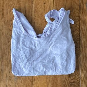 Lululemon wrap tie shirt